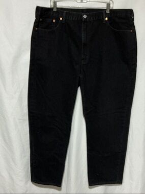 Levi's 550 Men's Black Straight Jeans Sz 42X32